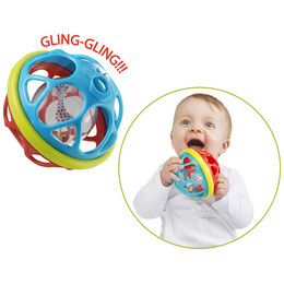 Σετ παιχνίδια Sophie La Girafe Μουσικό τηλέφωνο, Μπάλα και Στοιβαζόμενα λουλούδια S516353